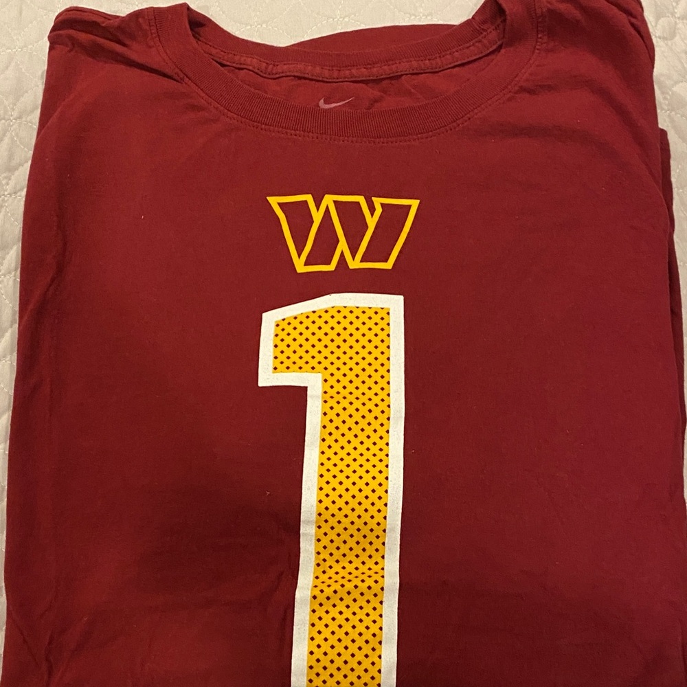 Nike Maroon and Gold Short Sleeve Tee
